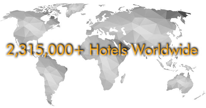 2.315.000+ hotel database worldwide