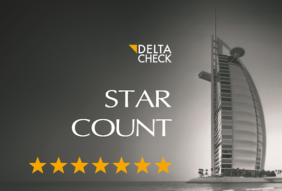 DELTA CHECK Star Count Hotels Worldwide 2016
